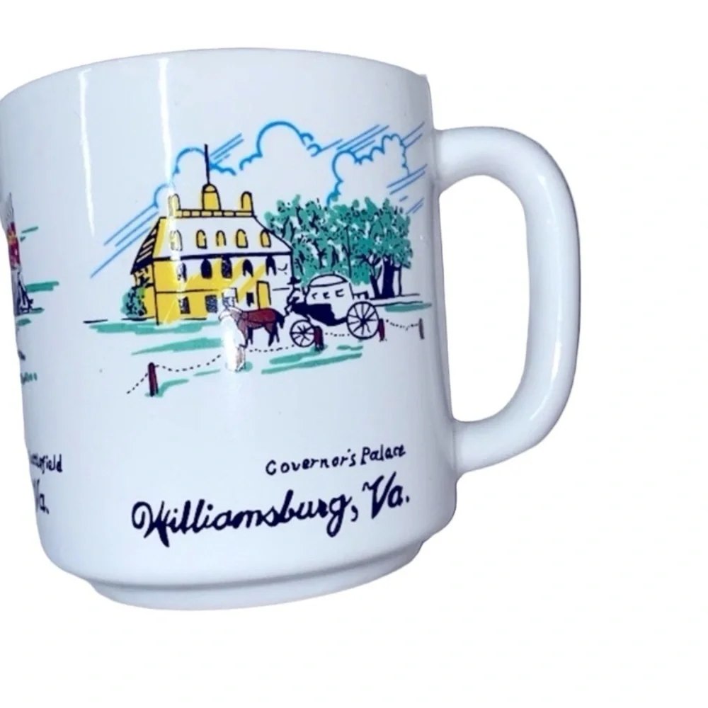 Governors Palace Williamsburg Virginia vintage coffee mug